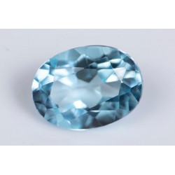 Blue topaz 1.43ct 8x6mm oval cut