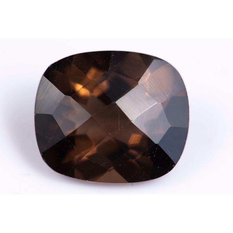 Smokey quartz 10.61ct cushion cut