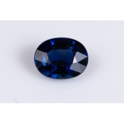 Blue sapphire 0.24ct VVS heated oval cut