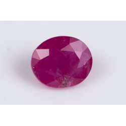 Рубин 0.58ct нагряван овална шлифовка