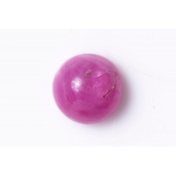 Ruby 0.53ct 4.3mm heated round cabochon