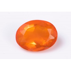 Mexican fire opal 0.84ct oval cut