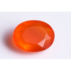 Mexican fire opal 0.63ct oval cut