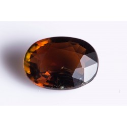 Orange tourmaline 0.95ct oval cut