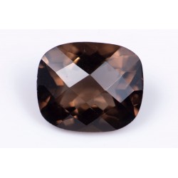 Smokey quartz 4.58ct cushion cut