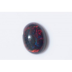 Ethiopian opal 0.47ct oval cabochon