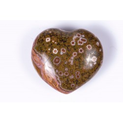 Ocean jasper heart 64.8ct 26mm