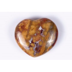 Ocean jasper heart 45.9ct 24.2mm