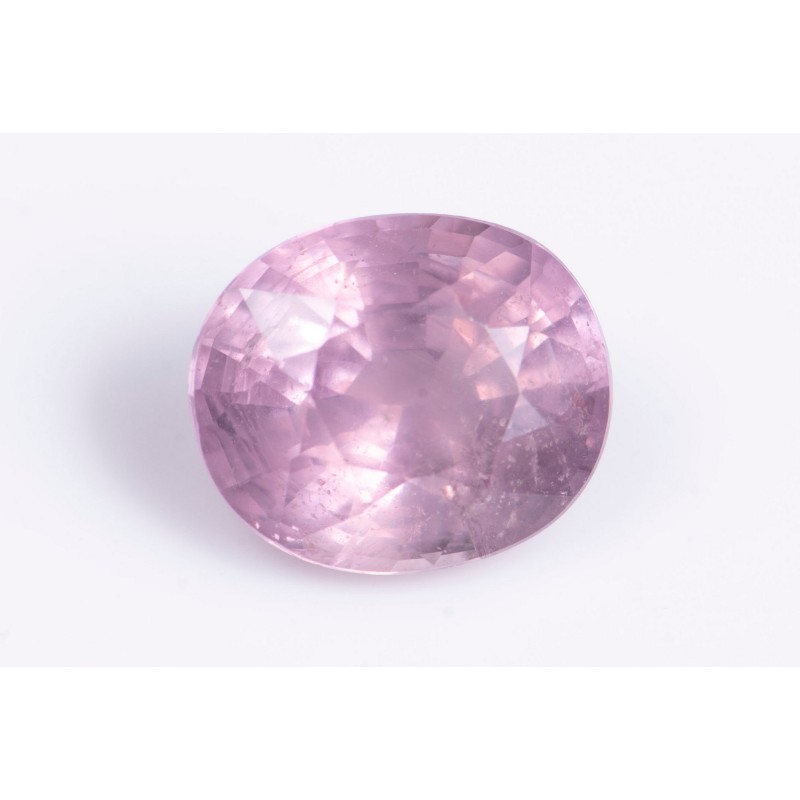 Pink sapphire 0.91ct heated oval cut