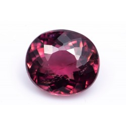 Rubellite pink tourmaline 1.77ct oval cut