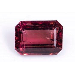 Rubellite pink tourmaline 1.66ct octagon cut