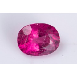 Rubellite pink tourmaline 0.49ct oval cut