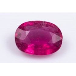 Rubellite pink tourmaline 0.78ct oval cut