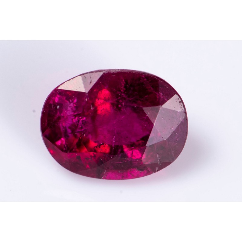 Rubellite pink tourmaline 1.02ct oval cut