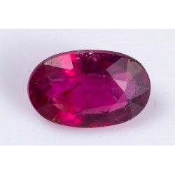 Rubellite pink tourmaline 0.78ct oval cut