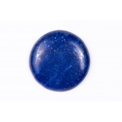 Blue lapis lazuli 29.3ct 27mm round cabochon