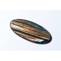 Big labradorite 136.7ct oval cabochon