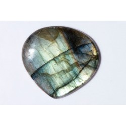 Labradorite 77.4ct teardrop cabochon