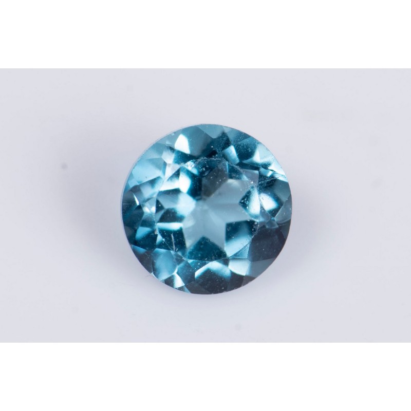 Топаз лондонско синьо 0.33ct 4mm кръгла шлифовка