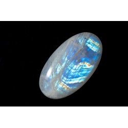 Rainbow moonstone 118.2ct oval cabochon