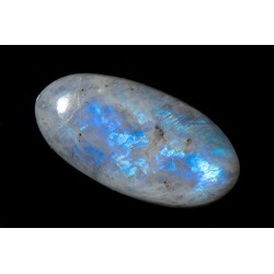 Rainbow moonstone 58.7ct oval cabochon