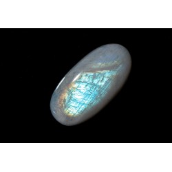 Rainbow moonstone 82.8ct oval cabochon