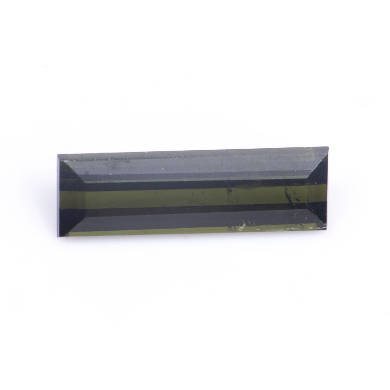 Green tourmaline 1.14ct baguette cut