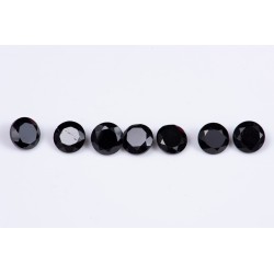 Black spinel round cut 6mm...