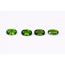 Chrome diopside 5x3mm oval...