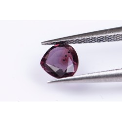 Purple untreated sapphire 0.46ct teardrop cut