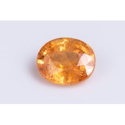 Spessartine garnet 0.7ct Fanta color oval cut