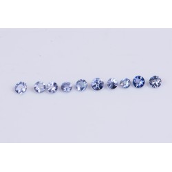 Tanzanite 1.5-1.8mm round cut - price for 10 pieces