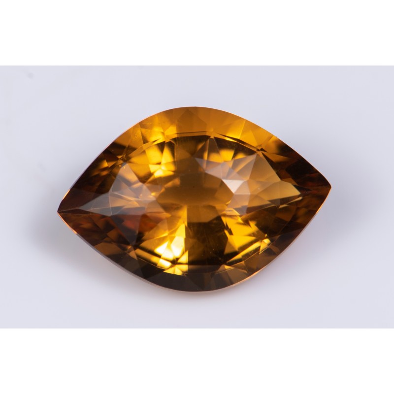 Citrine 4.36ct VVS fancy marquise cut