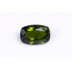 Зелен хром диопсид 0.65ct cushion шлифовка