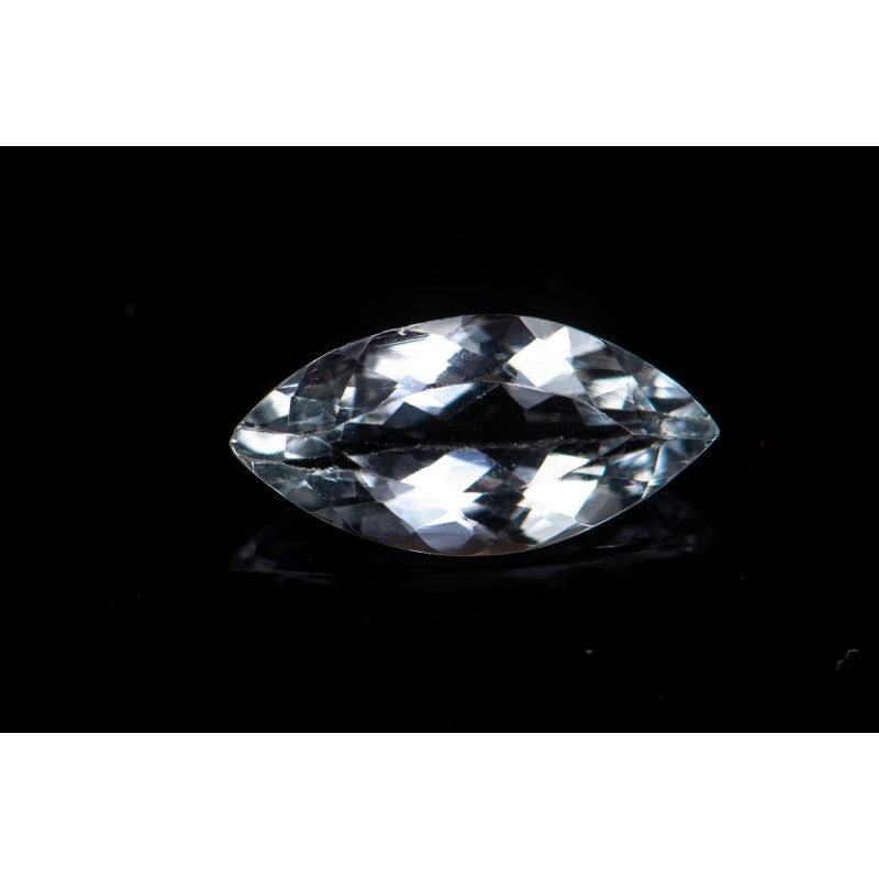 Goshenite (white aquamarine beryl) 0.74ct marquise cut