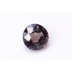 Purple sapphire 0.37ct 4mm untreated round cut
