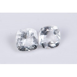 Чифт хиалитен опал 1.09ct 5mm cushion шлифовка