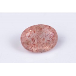 Strawberry quartz 1.10ct 8x6mm oval cut