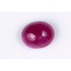 Pink ruby 2.45ct oval cabochon