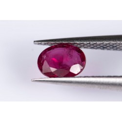 Ruby 0.40ct heated only oval cut