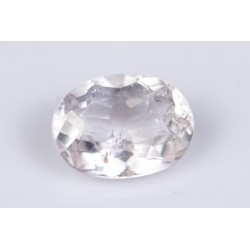 Light morganite (pink beryl) 0.78ct oval cut