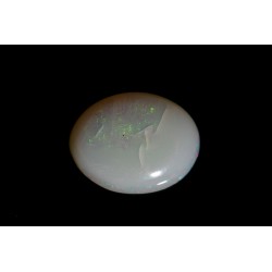Australian white crystal opal 1.30ct oval cabochon