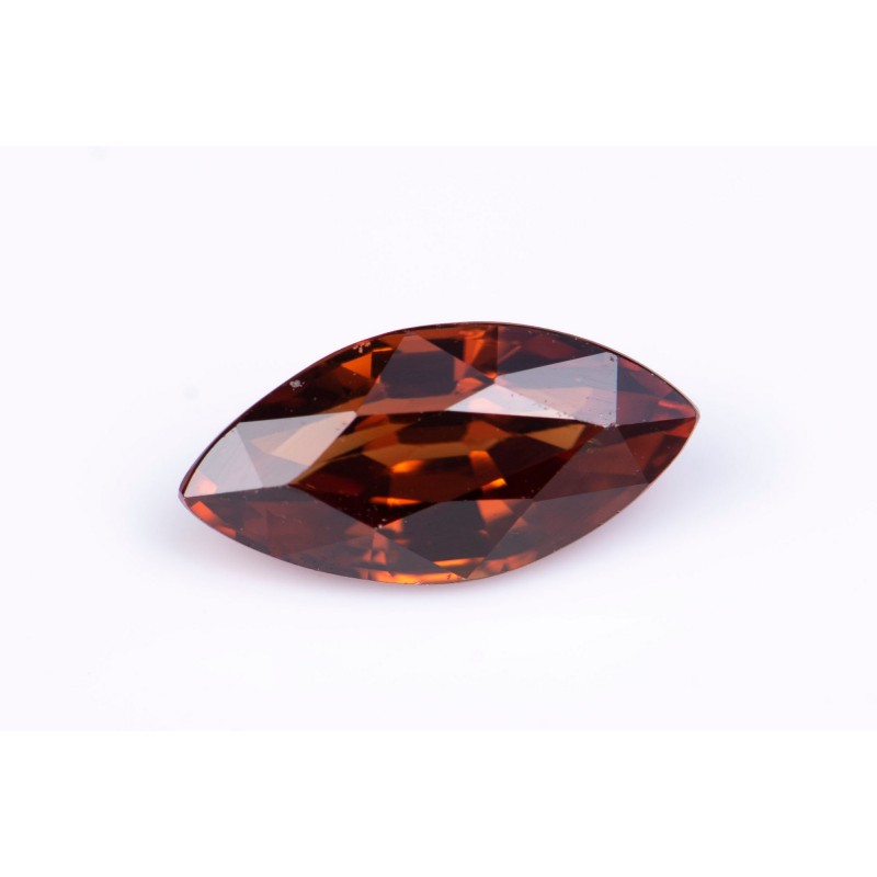 Natural orange zircon 1.74ct VS untreated marquise cut