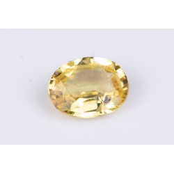 Yellow sapphire 0.36ct oval cut