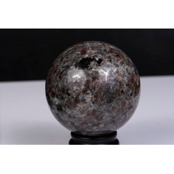 Fluorescent sodalite sphere 61.5mm