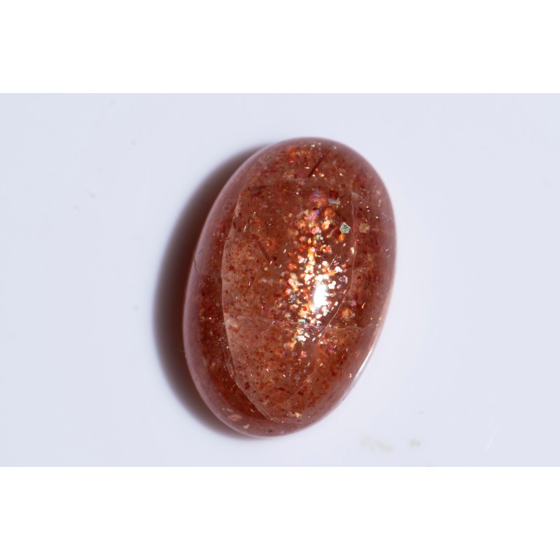 Confetti sunstone 14.1ct oval cabochon