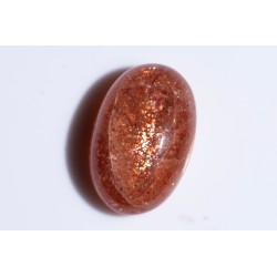 Confetti sunstone 14.1ct oval cabochon