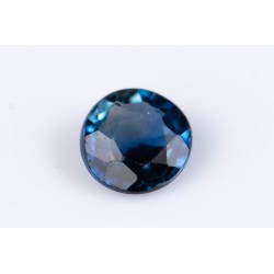 Blue sapphire 0.22ct 3.5mm heated round cut
