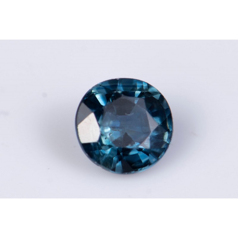 Blue sapphire 0.44ct 4.4mm heated round cut