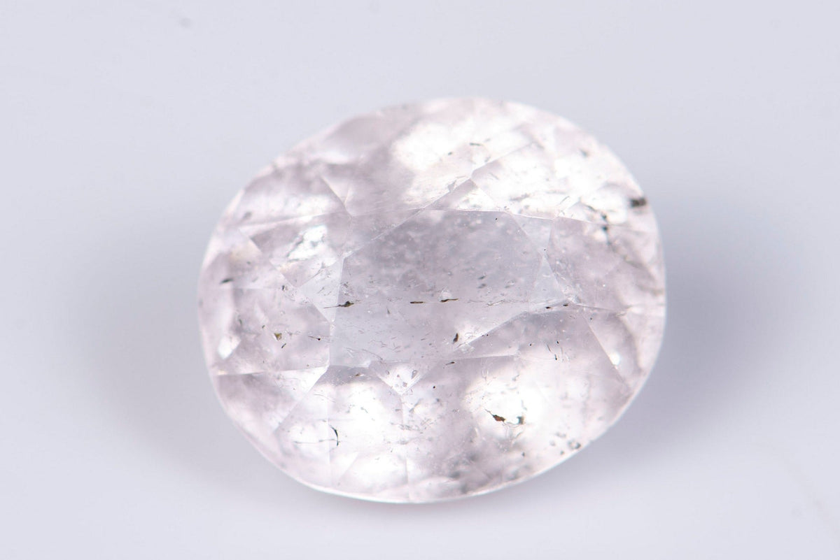 Natural morganite pink beryl 3.55ct oval cut loose gemstone for jewelry